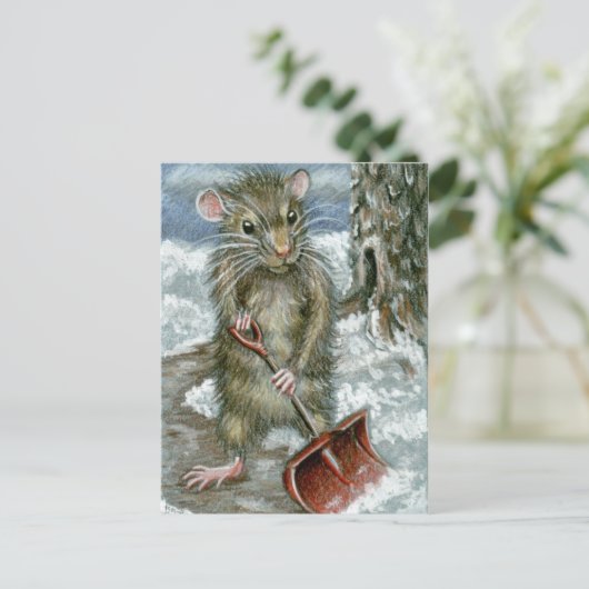 Chaussure de rat Carte postale (Debout devant)