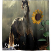 Chaussure de tournesol rideau de douche (Devant)