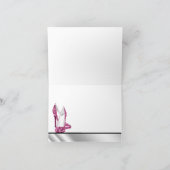Chaussure Hot Rose High Heel Merci Cartes (Intérieur)