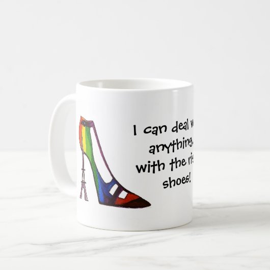 Chaussure Imaginaire humoristique Mug (Devant gauche)