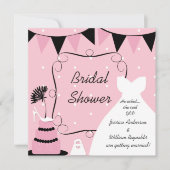 Chaussure Pour Une Invitation Pensée À Une Douche (Devant)