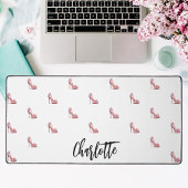 Chaussure rose blanc nom glamour