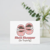 Chaussure Shopper En Formation Carte Postale (Debout devant)