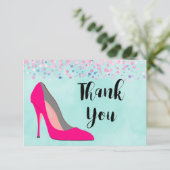 Chaussure Stiletto Rose Hot et Merci Confetti Rose (Debout devant)