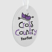 Chaussure violette cross-country © Custom 2-side (devant)