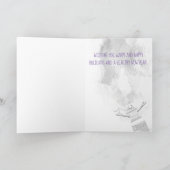 Chaussures à aiguilles spools snowman carte de Noë (Intérieur)