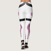 chaussures à couronne rose leggings (Dos)