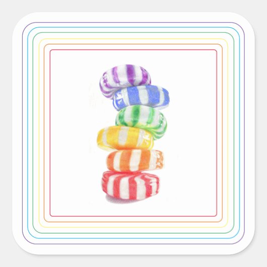 CHAUSSURES À COUVERTURE Grand Stickers Carré (Devant)