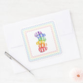 CHAUSSURES À COUVERTURE Grand Stickers Carré (Enveloppe)