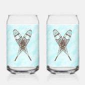 Chaussures À Neige Sur Papier Ancien (Recto)