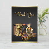 Chaussures à talon élevé Carte de remerciements Le (Debout devant)