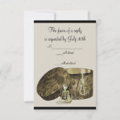 Chaussures à talon haute perles Noir Or RSVP (Dos)