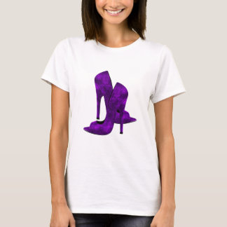 Chaussures à talons hauts violettes