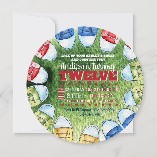 Chaussures Athlétiques Invitation ronde (Devant)