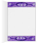 CHAUSSURES BLANCHES À LA FENÊTRE, violet bleu (Intérieur (Droit))