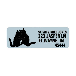 CHAUSSURES CAT DANS LES ÉTIQUETTES D'ADRESSE DE R