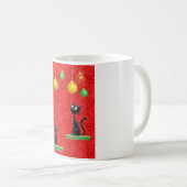 CHAUSSURES CURIEUSES À NOËL Mug (Devant droit)