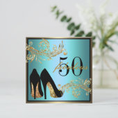 Chaussures dansantes - Invitation fabuleuse 50e an (Debout devant)