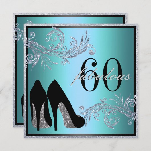 Chaussures dansantes - Invitation fabuleuse 50e an (Devant / Derrière)