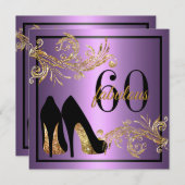 Chaussures dansantes - Invitation fabuleuse du 60e (Devant / Derrière)