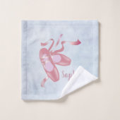 Chaussures de ballet Design Ensemble de serviettes (Gant de toilette)