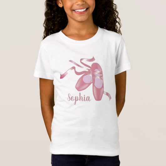 Chaussures de ballet Design Girls T-shirt (Devant)