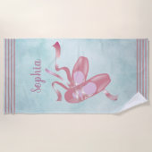 Chaussures de ballet Design Serviette de plage (Devant)