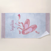 Chaussures de ballet Design Serviette de plage (Devant)
