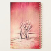 Chaussures de ballet rose à Pointe (Dos)