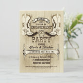 chaussures de cowboy invitations du parti d'engage (Debout devant)