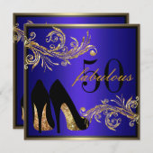 Chaussures de danse - cinquantième invitation (Devant / Derrière)