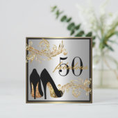 Chaussures de danse - cinquantième invitation (Debout devant)