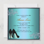 Chaussures de danse - cinquantième invitation (Dos)