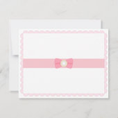 Chaussures de fille mignonne Ballerina Invitations (Dos)