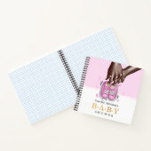 Chaussures de fille rose Baby shower livre d'invit (Intérieur)