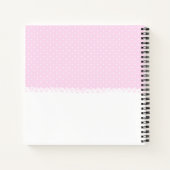 Chaussures de fille rose Baby shower livre d'invit (Dos)