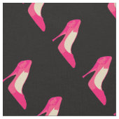 Chaussures de fille tissu noir (Fermer)