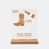 Chaussures de mariage rustique western country Boo (Recto)