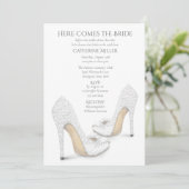 Chaussures de mariée en dentelle Invitation à la d (Debout devant)
