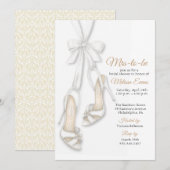 Chaussures de mariée et faire-part de bapteme de m (Devant / Derrière)