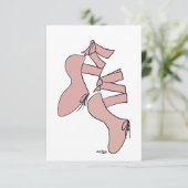 Chaussures en Ballet Rose Invitation Art (Debout devant)