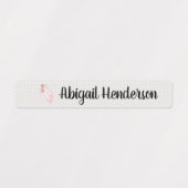 Chaussures en Ballet Rose Nom Étiquette (Design 2)