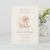 Chaussures et brunch : invitation de mariage Weste (Debout devant)