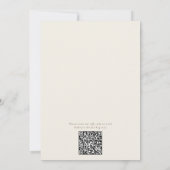 Chaussures et brunch : invitation de mariage Weste (Dos)