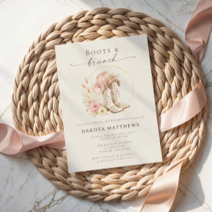 Chaussures et brunch : invitation de mariage Weste