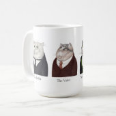 CHAUSSURES HOMMES Tall White Mug + Texte (Devant gauche)