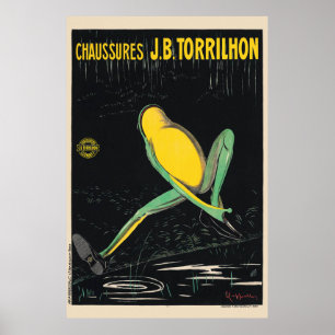 Chaussures J.B. Torrilhon Poster vintage 1920