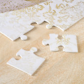 Chaussures Jigsaw Puzzle - Or rose Blanc (Côté)