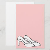 Chaussures nuptiales papeterie nuptiale (Devant / Derrière)