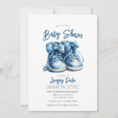 Chaussures pour bébés | Invitation Baby shower de  (Devant)